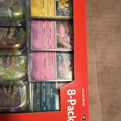 Pokemon Scarlet & Violet Prismatic Evolutions Mini Tin 8-Pack Box Vaporeon - Image 5
