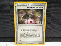 Pow! Hand Extension 85/109 Reverse Holo Stamped Team Rocket Returns Pokemon - Image 1