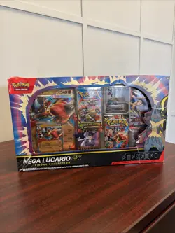 Pokemon TCG Mega Lucario ex Premium Figure Collection Factory Sealed. - Image 1