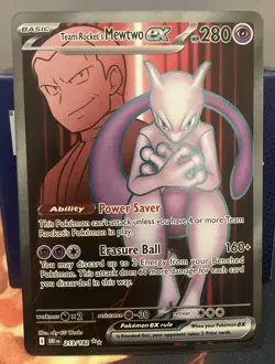 Pokemon TCG - Team Rockets Mewtwo EX - 213/182 - Ultra Rare - Destined Rivals - Image 1