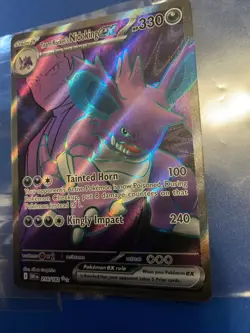 Team Rocket’s Nidoking ex 216/182 – Holo Rare – SV10 Destined Rivals Pokemon NM - Image 3