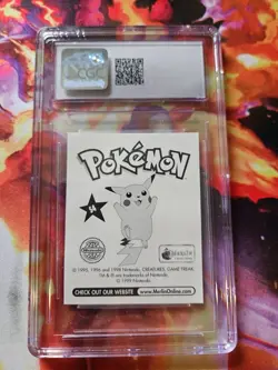 1999 Merlin Pokemon #S4 Blastoise Prism Holo Sticker CGC MINT + 9.5 - Image 2