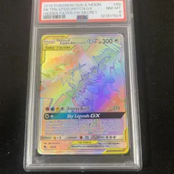 2019 Pokemon Hidden Fates Moltres Zapdos Articuno GX 69/68 Secret Rainbow PSA 8 - Image 3