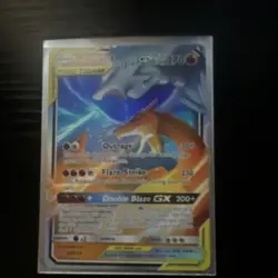 Pokemon Reshiram & Charizard GX TAG TEAM Full Art Ultra Rare Holo SM-Unbroken B… - Image 1
