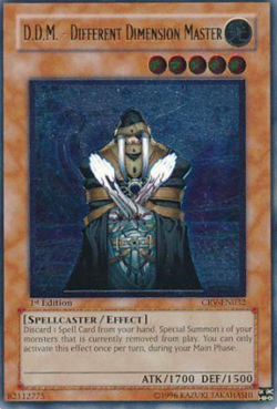 1X VLP Ultimate Rare - D.D.M. - Different Dimension Master - CRV-EN032 1st Ed - Image 1