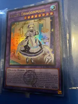 Yu-Gi-Oh Lady's Dragonmaid 1st Edition Ultra Rare BLMM-EN049 NM - Image 3