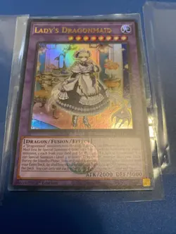 Yu-Gi-Oh Lady's Dragonmaid 1st Edition Ultra Rare BLMM-EN049 NM - Image 4
