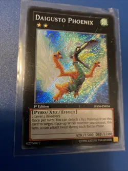Yu-Gi-Oh! Daigusto Phoenix HA06-EN054 1st Edition Secret Rare NM - Image 2