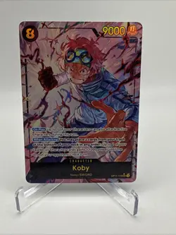One Piece A Fist Of Devine Speed Koby OP11-119 SEC Alt Art Secret Rare - Image 1