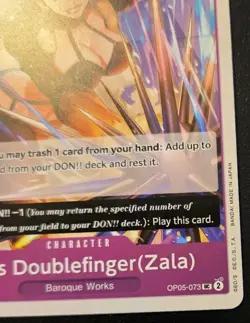 Miss Doublefinger (Zala) OP05-073 Uncommon Awakening Of The New Era One Piece - Image 5