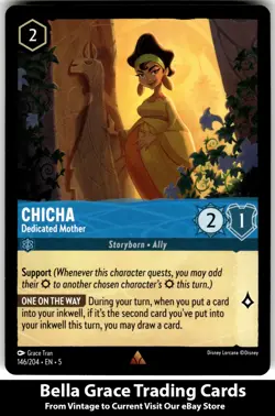 Disney Lorcana Shimmering Skies Chicha #146/204 Rare - Image 1
