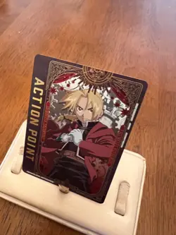 Fullmetal Alchemist Edward Elric Action Point Card Foil Union Arena FMA-AP01 - Image 3