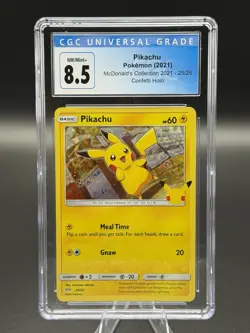 Pokemon Pikachu 006/015 McDonald's 2023 Holo Promo CGC 8.5 Card - Image 1