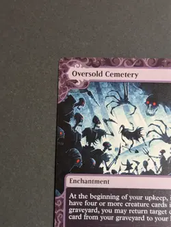 MTG Card - 1x Oversold Cemetery - Wilds of Eldraine Enchanting Tales NM Magic 33 - Image 3