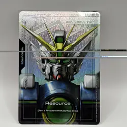 Resource Wing Gundam Zero Foil - R-004 C+ NM - Gundam TCG Card Game Holo Trading - Image 1