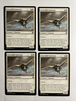4x Mtg Khans Of Tarkir Venerable Lammasu NM Magic The Gathering - Image 1