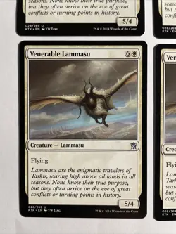 4x Mtg Khans Of Tarkir Venerable Lammasu NM Magic The Gathering - Image 2