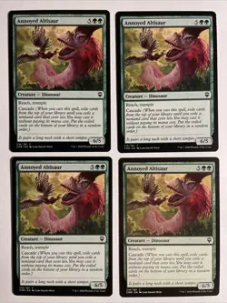 4x Mtg Commander Legends Annoyed Altisaur NM/M Magic The Gathering - Image 1