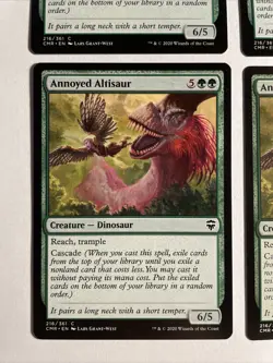 4x Mtg Commander Legends Annoyed Altisaur NM/M Magic The Gathering - Image 2