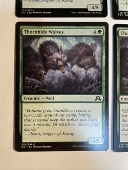 4x Mtg Shadows Over Innistrad Thornhide Wolves NM Magic The Gathering - Image 2
