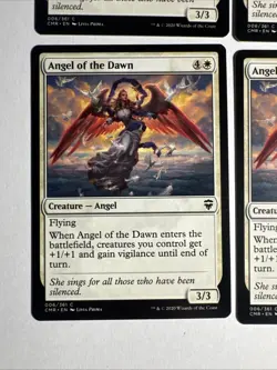 4x Mtg Commander Legends Angel Of The Dawn NM/M Magic The Gathering - Image 2