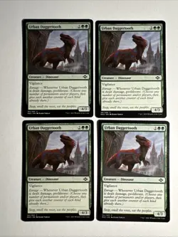 4x Mtg Modern Horizons 2 Urban Daggertooth NM/M Magic The Gathering - Image 1