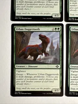 4x Mtg Modern Horizons 2 Urban Daggertooth NM/M Magic The Gathering - Image 2