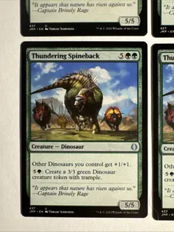4x Mtg Jumpstart Thundering Spineback NM/M Magic The Gathering - Image 2