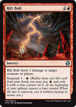 Magic MTG - Rift Bolt - Iconic Masters - MINT/NMINT - EN - FOIL - Image 1