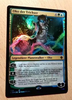 Mtg Magic: # FOIL # Oko der Trickser, Oko, the Trickster, DEUTSCH Planeswalker - Image 2