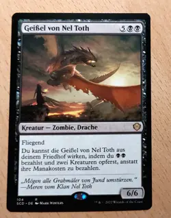 MTG Magic: Geißel von Nel Toth,Scourge of Nel Toth, DEUTSCH Zombie Drache - Image 1