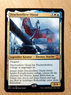 MTG Magic: Drachenfurst Ojutai, Dragonlord Ojutai, DEUTSCH Mythic Drache - Image 1