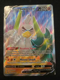 1x Galarian Sirfetch'd V 174/185 Vivid Voltage Full Art Ultra Rare Pokemon Card - Image 3