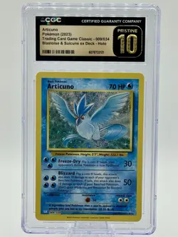 Pokemon Trading Card Game Classic Holo 2023 Articuno 9/34 CGC 10 PRISTINE - Image 1