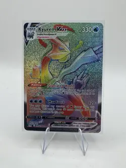 Pokemon TCG Kyurem VMAX 197/196 Lost Origin Rainbow Secret Rare NM Condition - Image 1