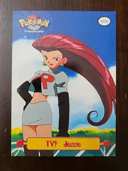 LP! TV9 Jesse - Series 1 TV Animation Edition 1999 Topps Pokemon Puzzle Card - Image 1