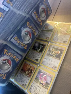 Pokemon TCG Card Binder Lot Collection WOTC Vintage Gym Hero Binder Old School - Image 1