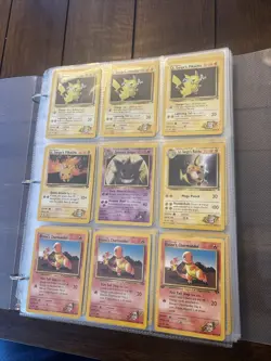 Pokemon TCG Card Binder Lot Collection WOTC Vintage Gym Hero Binder Old School - Image 2