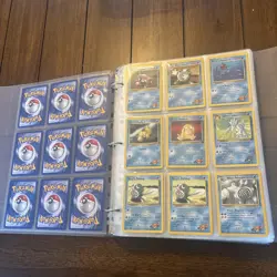 Pokemon TCG Card Binder Lot Collection WOTC Vintage Gym Hero Binder Old School - Image 3
