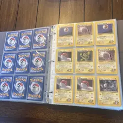 Pokemon TCG Card Binder Lot Collection WOTC Vintage Gym Hero Binder Old School - Image 5