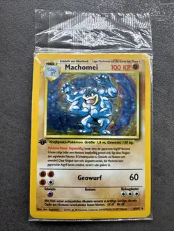 Pokemon Machomei 1st Edition Holo Rare #8/102 German (original Sealed) 1999 - Image 3