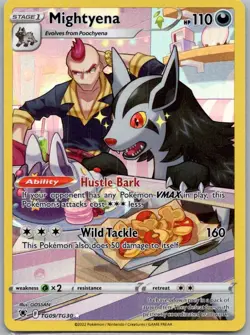 Mightyena TG09/TG30 – Trainer Gallery Holo – 2022 Pokemon TCG Astral Radiance NM - Image 1