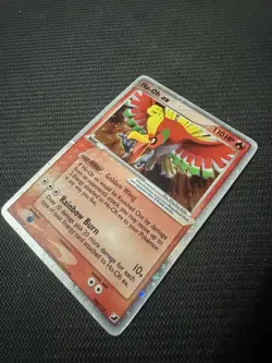 Pokemon TCG Ho-Oh EX 104/115 Unseen Forces Ultra Rare Silver Border Holo 2005 - Image 4