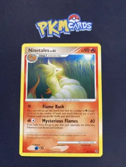 Pokemon TCG Ninetales Platinum 36/127 Regular Rare LP. - Image 1