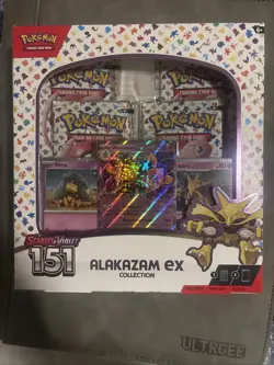 Pokemon TCG: Scarlet & Violet-151 Alakazam ex Collection Booster Box - 4 Packs 820650855269 - Image 1