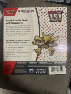 Pokemon TCG: Scarlet & Violet-151 Alakazam ex Collection Booster Box - 4 Packs 820650855269 - Image 2