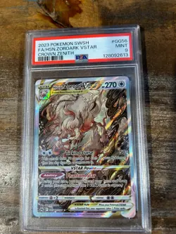 POKEMON 2023 Crown Zenith Full Art HISUIAN ZOROARK Vstar #GG56 PSA 9 Mint 2 - Image 1