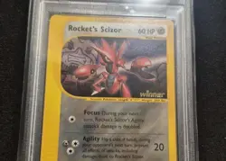 2003 POKEMON BEST OF GAME PROMO WINNER #4 ROCKET'S SCIZOR PSA 10 - Image 2
