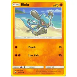 Riolu | 70 | Pokemon, Burning Shadows, Sun & Moon, Common - Image 3