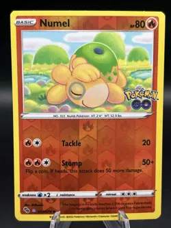 POKEMON TCG NUMEL 013/078 PEELABLE DITTO REVERSE HOLOFOIL POKEMON GO - Image 1